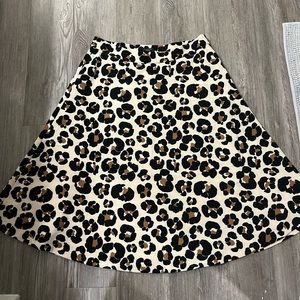 Cheetah a-line skirt from Ann Taylor